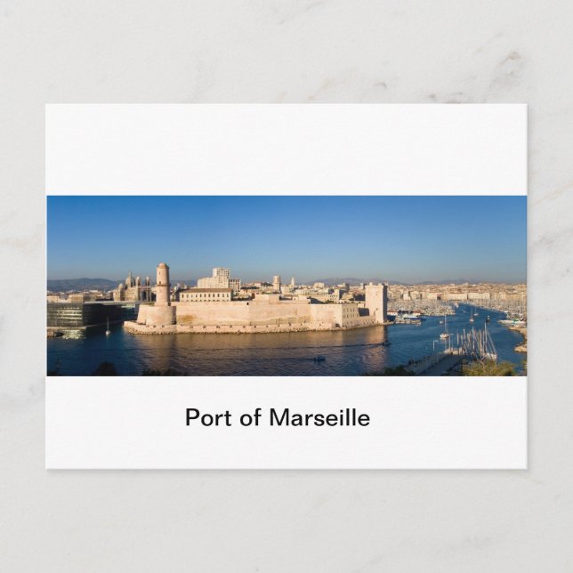 Carte Postale Port de Marseille (Devant)