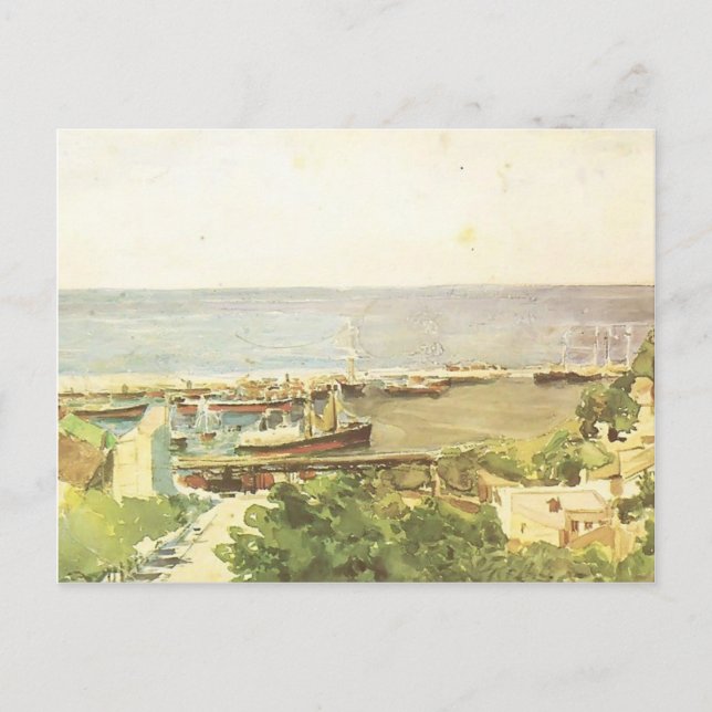 Carte Postale Port de Mikhail Vrubel-Odessa (Devant)