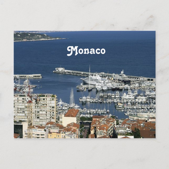Carte Postale Port de Monaco (Devant)