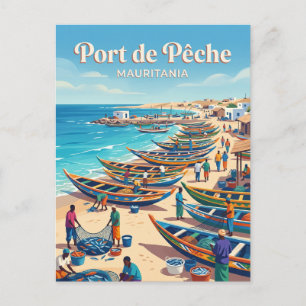 Carte Postale Port de Pêche Mauritanie