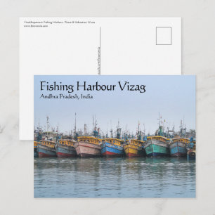 Carte Postale Port de pêche Vizag
