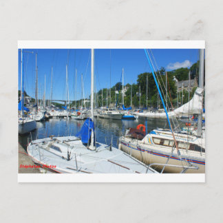 Carte Postale Port de plaisance de Morlaix BRETAGNE FRANCE