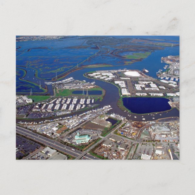Carte Postale Port de Redwood City (Devant)
