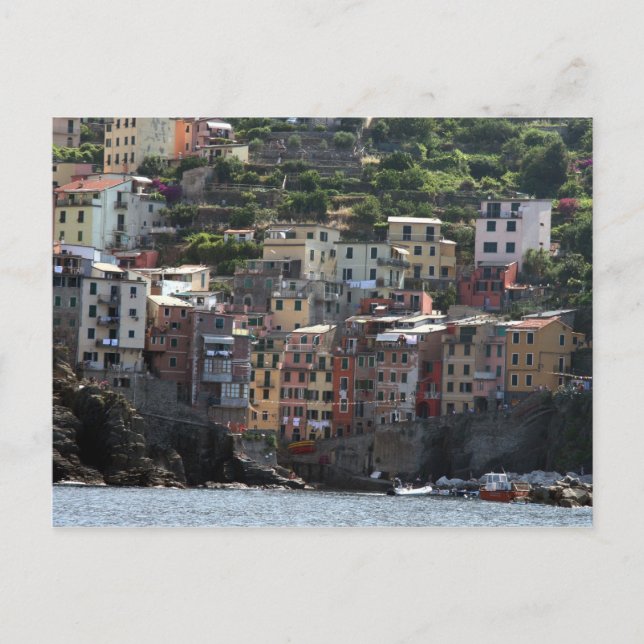 Carte Postale port de riomaggiore (Devant)