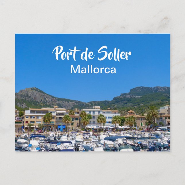 Carte Postale Port de Soller Panorama de Majorque (Devant)