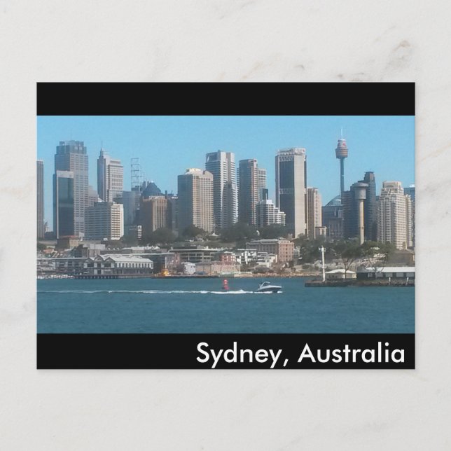 Carte Postale Port de Sydney (Devant)
