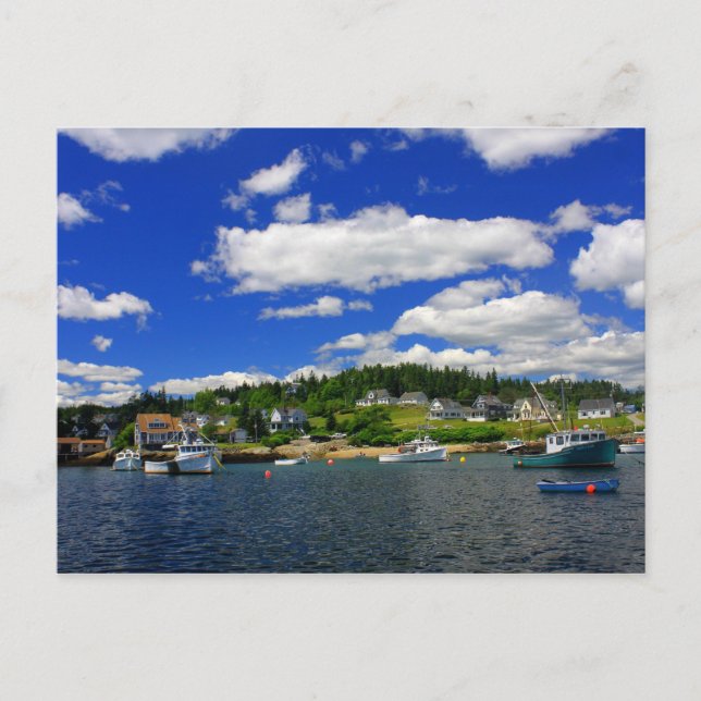 Carte Postale Port du Maine en été (Devant)