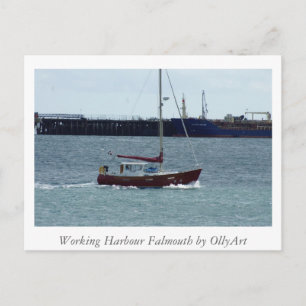 Carte Postale Port Falmouth par OllyArt Photographie