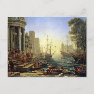 Carte Postale Port maritime avec l'embarquement de St. Ursula