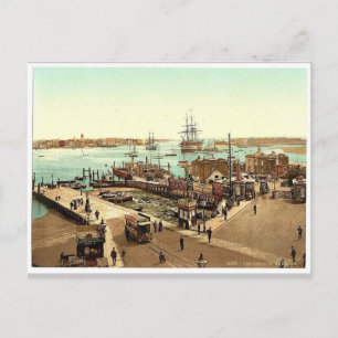 Carte Postale Port, Portsmouth, Angleterre classique Photochrom