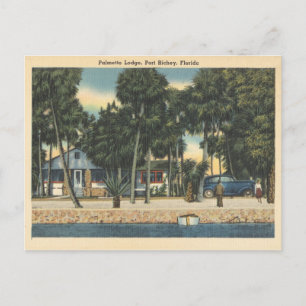 Carte Postale Port Richey Floride vintage Palmetto Lodge