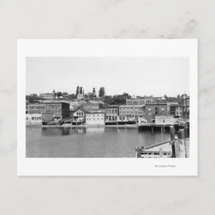 Carte Postale Port Townsend, WA Waterfront Town View Photograp