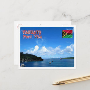 Carte Postale Port Vila - Port naturel - Vanuatu -