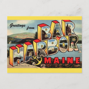 Carte Postale Port vintage Bar