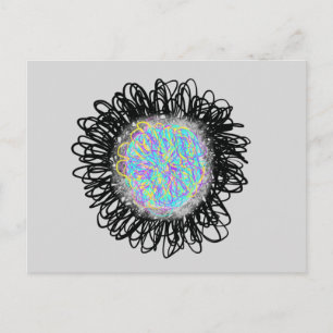 Carte Postale Portail avec Weave Art coloré ESS 1er déc. 2017