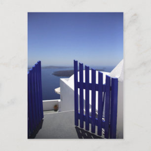Carte Postale Porte bleue