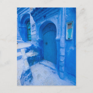 Carte Postale Porte bleue de la ville