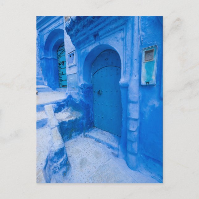 Carte Postale Porte bleue de la ville (Devant)