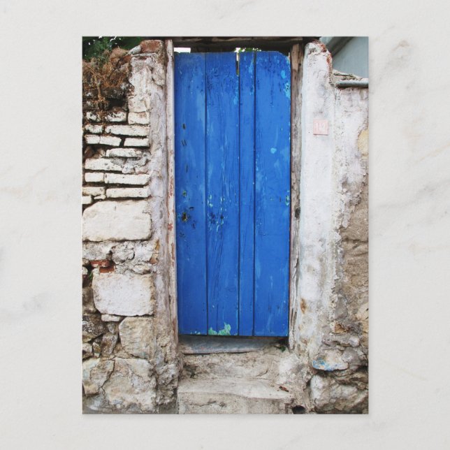 Carte Postale PORTE BLEUE Vieille ville de La Canée, Crète (Devant)