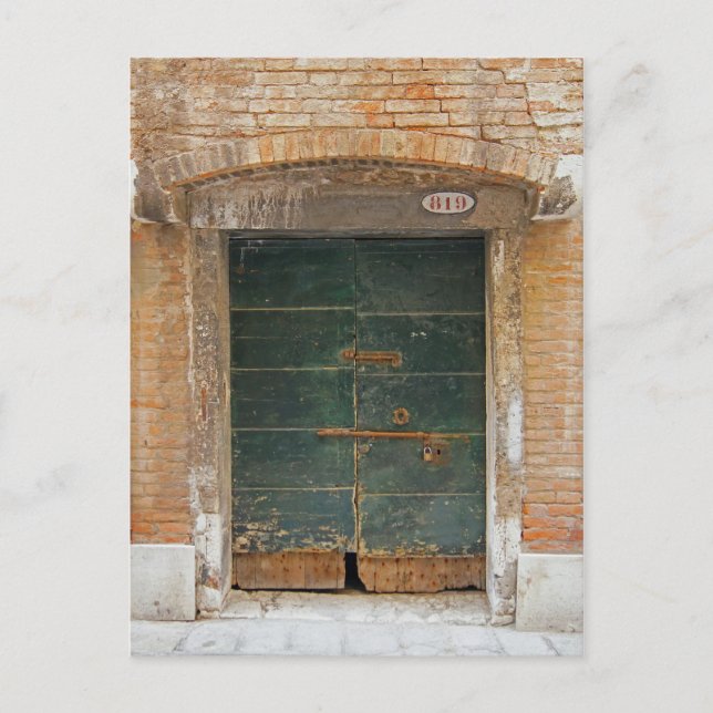 Carte Postale Porte Burano (Devant)