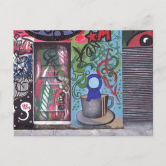 Carte Postale Porte cachée