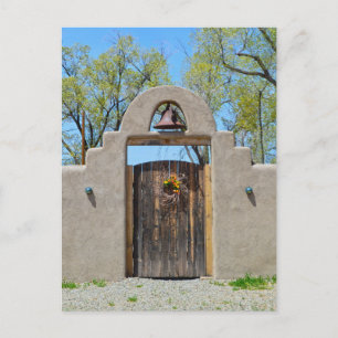 Carte Postale Porte dans un mur Adobe, Nouveau-Mexique