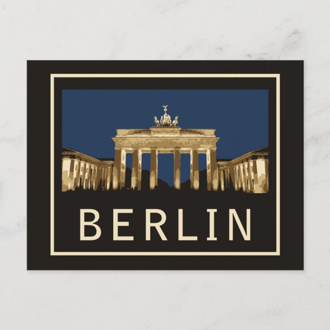 Carte Postale Porte de Branbourg (Devant)