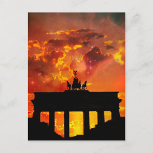 Carte Postale Porte de Brandebourg, Berlin