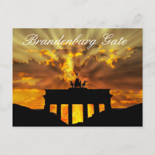 Carte Postale Porte de Brandebourg, Berlin Allemagne
