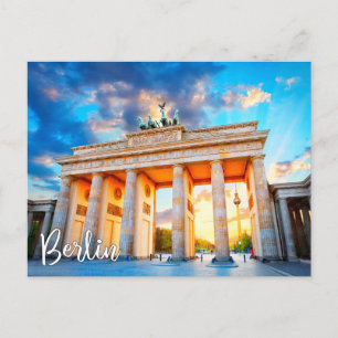 Carte Postale Porte de Brandebourg, Berlin, Allemagne