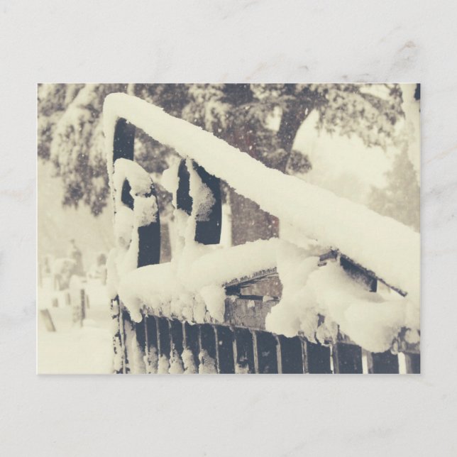 Carte Postale Porte de cime d'hiver (Devant)