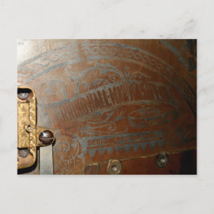 Carte Postale Porte de coffre bancaire