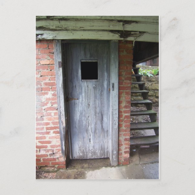 Carte Postale Porte de couleur (Devant)