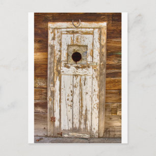 Carte Postale Porte de grange classique rustique rurale usée