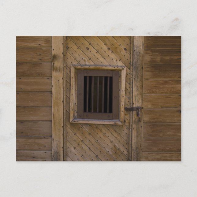 Carte Postale Porte de la prison de Bodie (Devant)