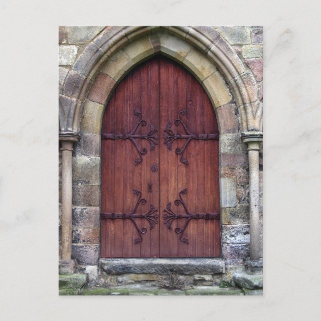 Carte Postale Porte de l'abbaye de Bolton (Devant)