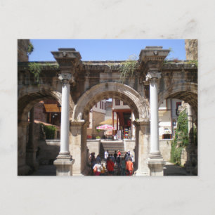 Carte Postale Porte de l'empereur romain Hadrien