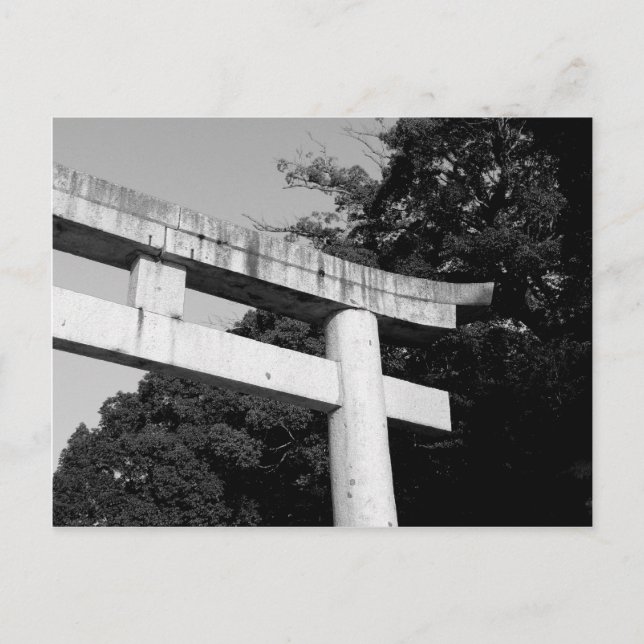 Carte Postale Porte de Pierre Torii (Devant)