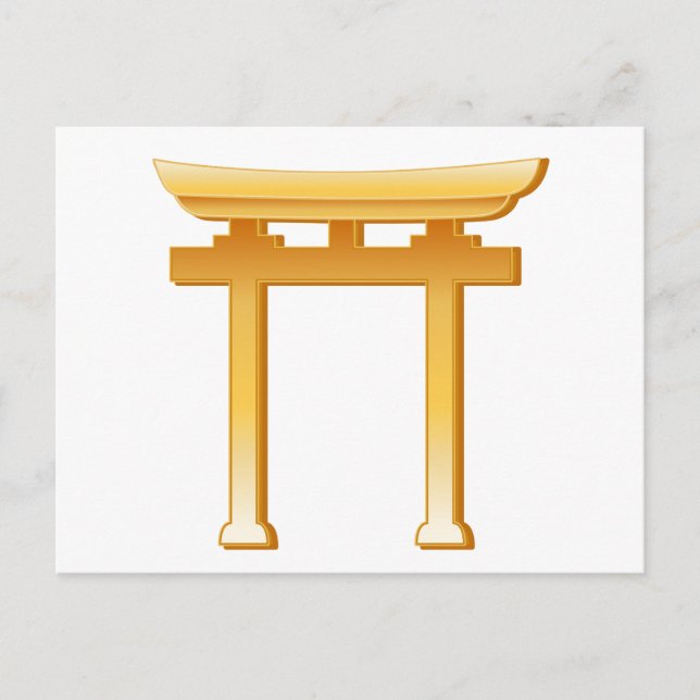 Carte Postale Porte de Shinto Torii (Devant)