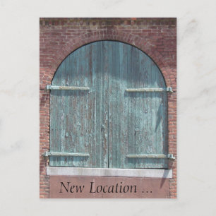 Carte postale - Porte d'entrepôt