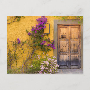 Carte Postale Porte en bois