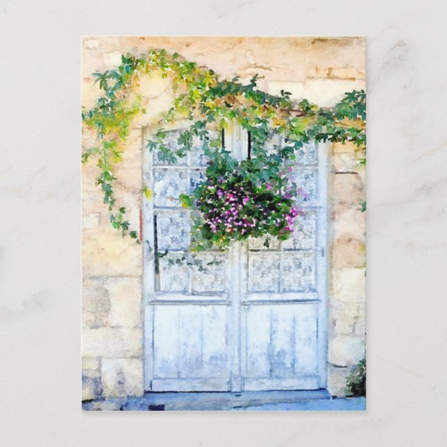 Carte Postale Porte française (Devant)