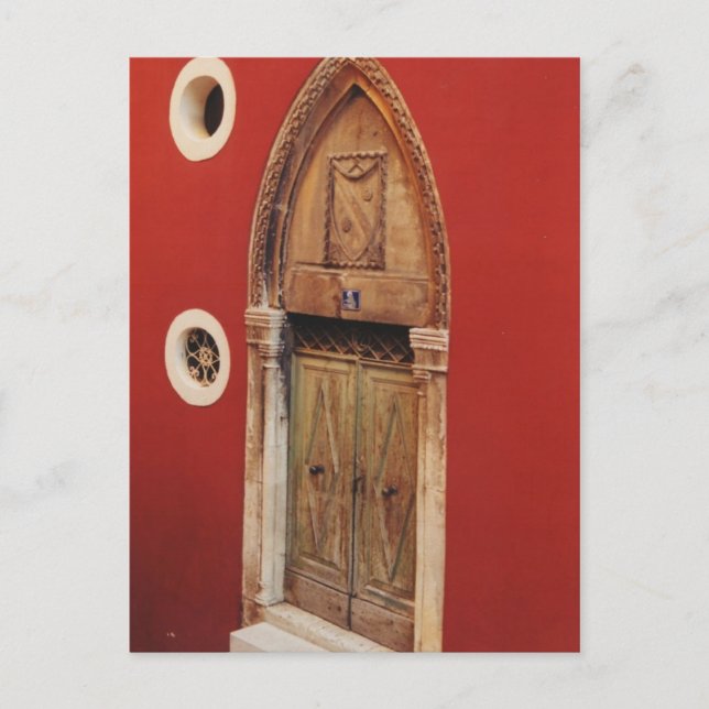 Carte Postale Porte gothique (Devant)