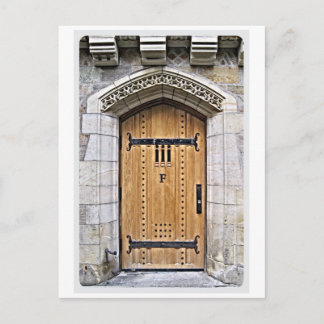 Carte Postale Porte gothique F de Yale