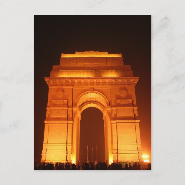 Carte Postale Porte Inde Delhi Inde (Devant)