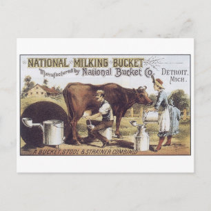 Carte Postale Porte-lait national Detroit Michigan