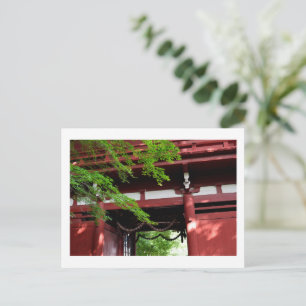 Carte Postale Porte Niomon, temple Hondoji, Japon