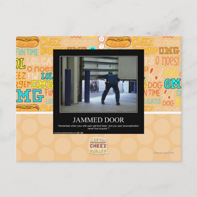 Carte Postale Porte perdue (Devant)