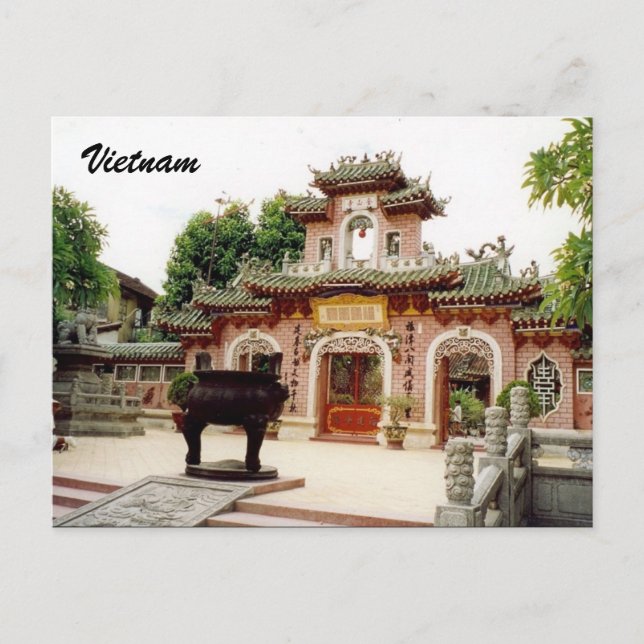 Carte Postale porte-sanctuaire vietnam (Devant)