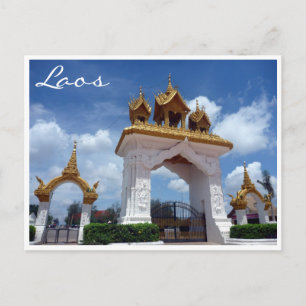 Carte Postale porte vientiane